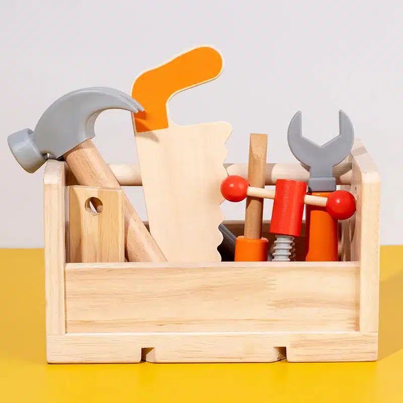 Woods™ – For små håndværkere – Legesæt til tømrerarbejde | Pædagogisk Trælegetøj