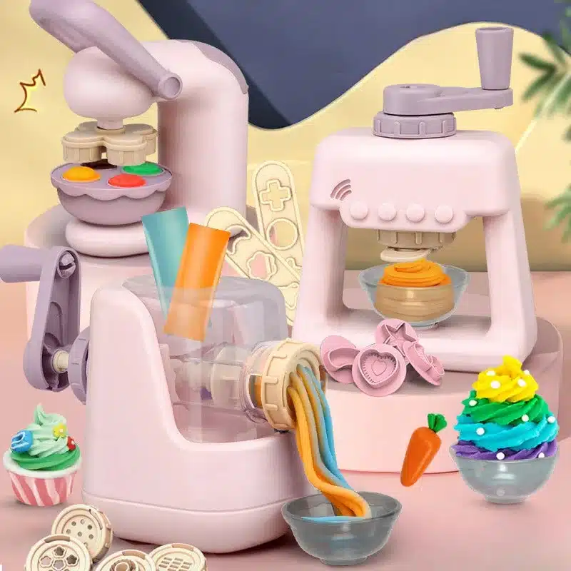 Ice-Cream Maker Set™ – Kulinarisk sjov – isterningemaskine køkkenlegetøj | Pædagogisk Trælegetøj